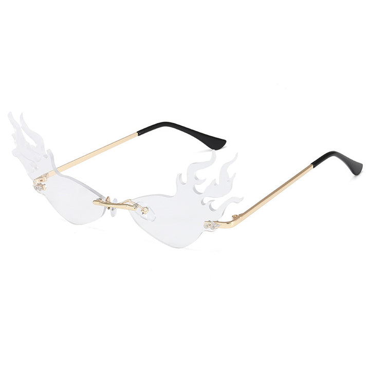 Women's fashionable sunglasses with flame-shaped design Bowlift