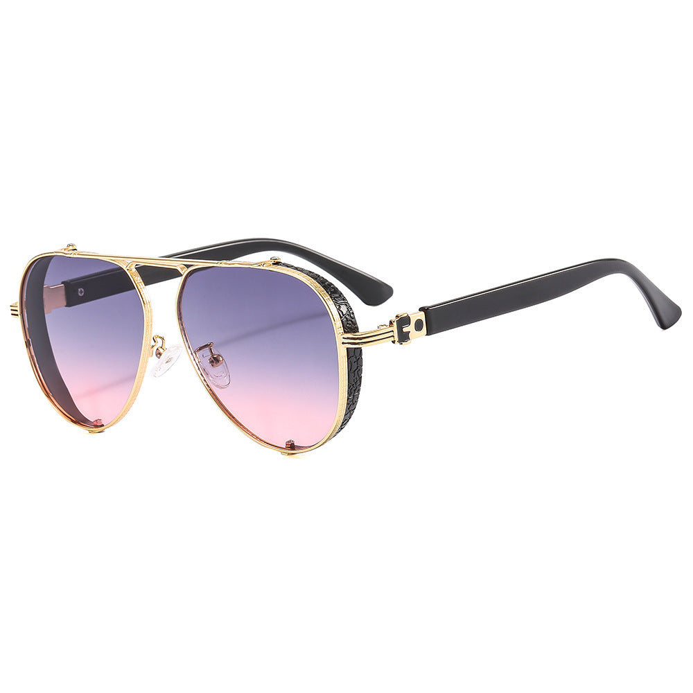 Women Luxurious Retro Sunglasses with Ornate Decorations Bowlift