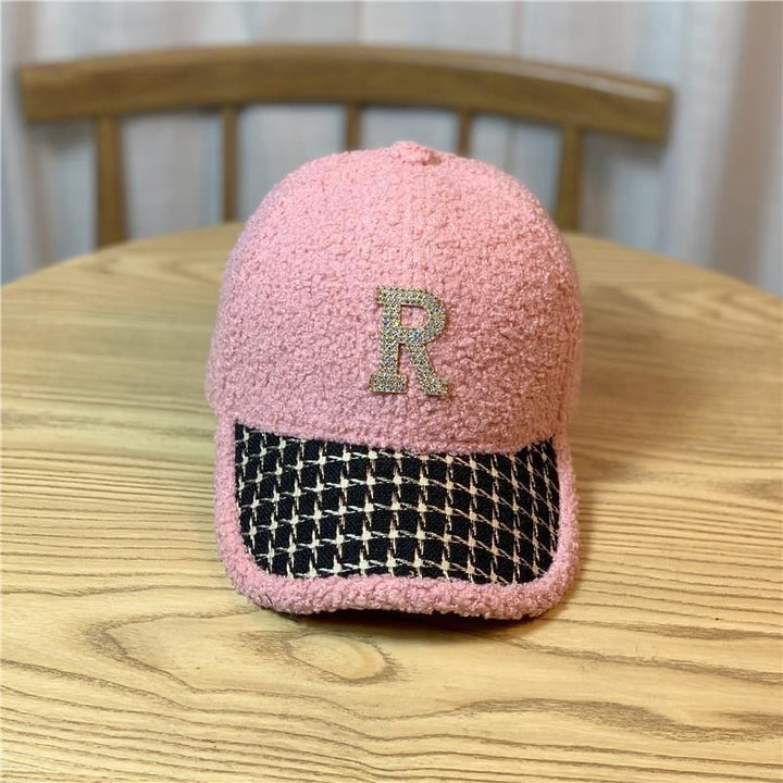 Women's Fuzzy Textured Baseball Cap Bowlift