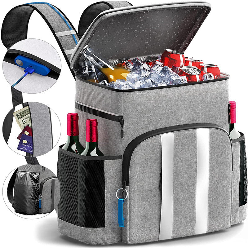 Insulated Multi-Functional Cooler Backpack Bowlift