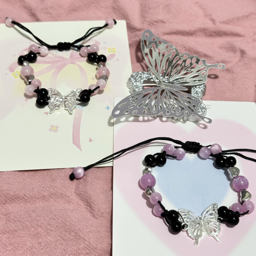 Butterfly Charm Adjustable Bracelet Bowlift