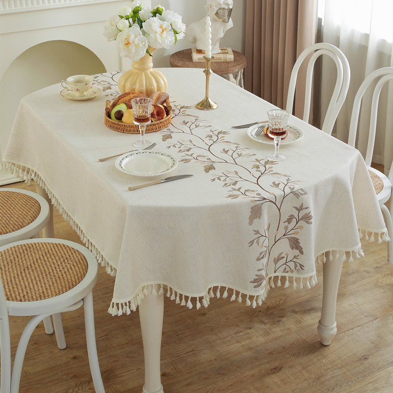 Decorative Embroidered Tablecloth