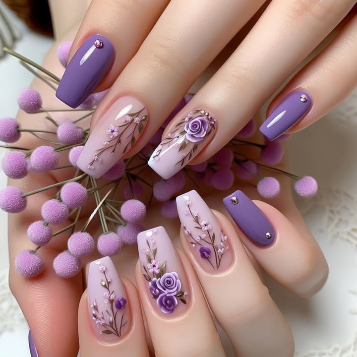 Floral Nail Art Extensions Bowlift 1787913825