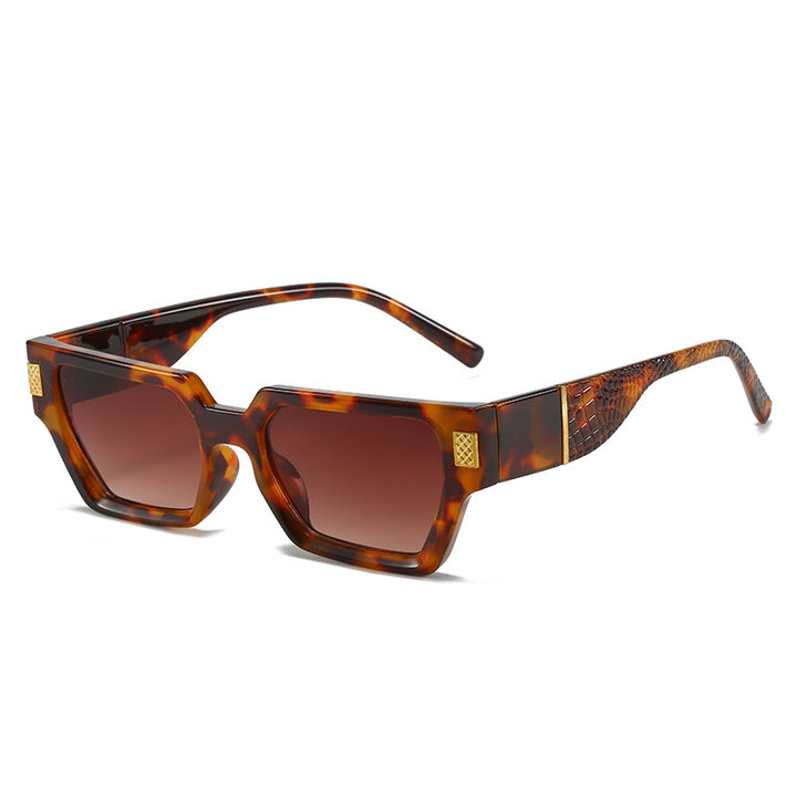 Ladies fashionable sunglasses with unique geometric frame and luxurious details Bowlift