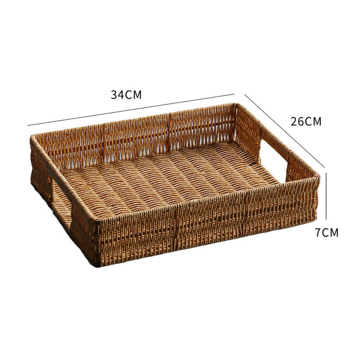 Home Storage Woven Tray Bowlift