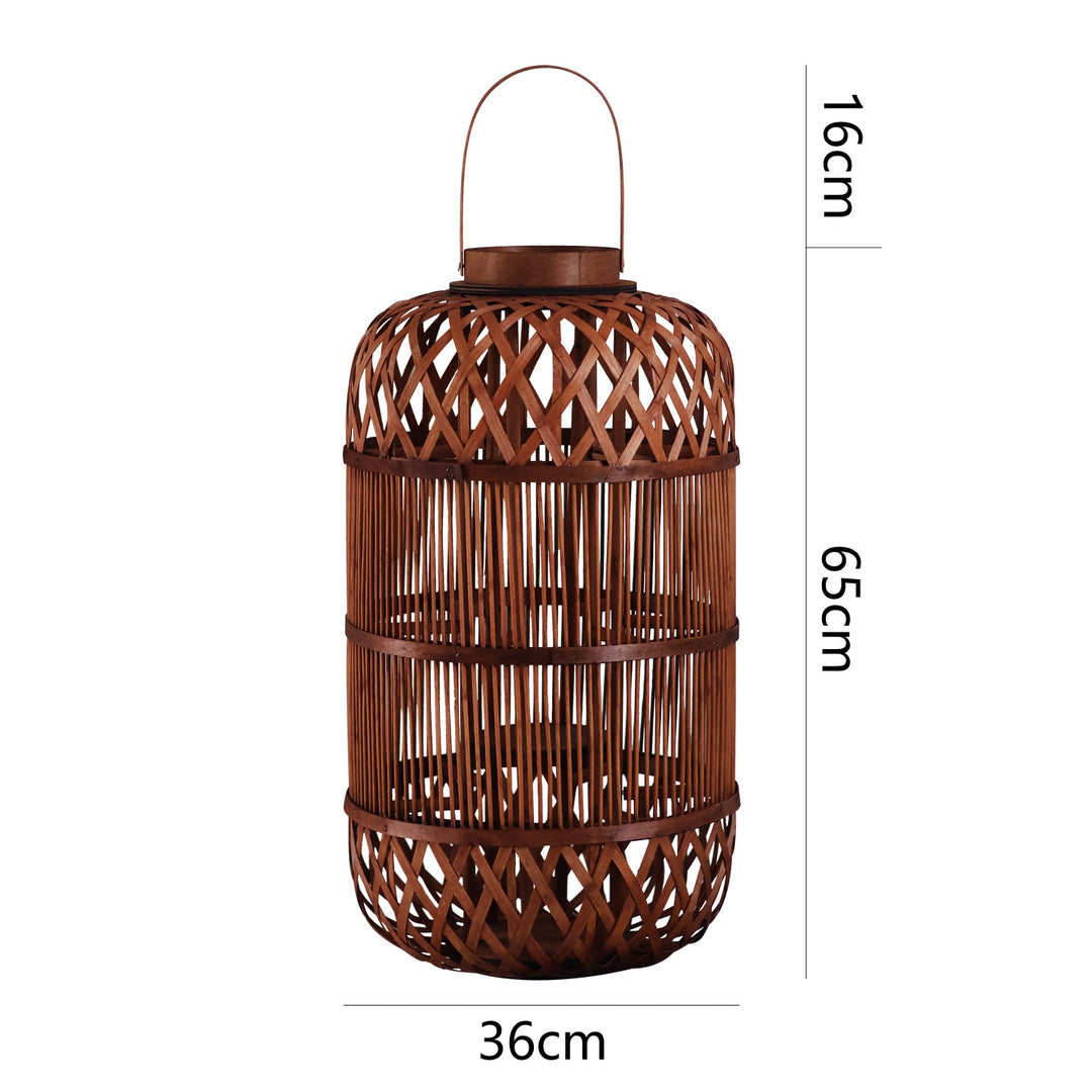 Stylish Handcrafted Rattan Lantern Bowlift