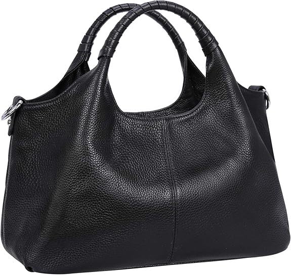 Elegant Leather Handbag Bowlift
