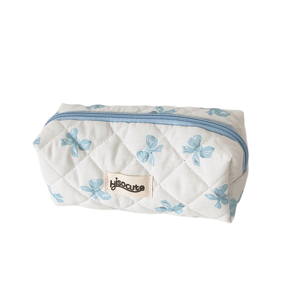 Stylish Quilted Pencil Case Bowlift