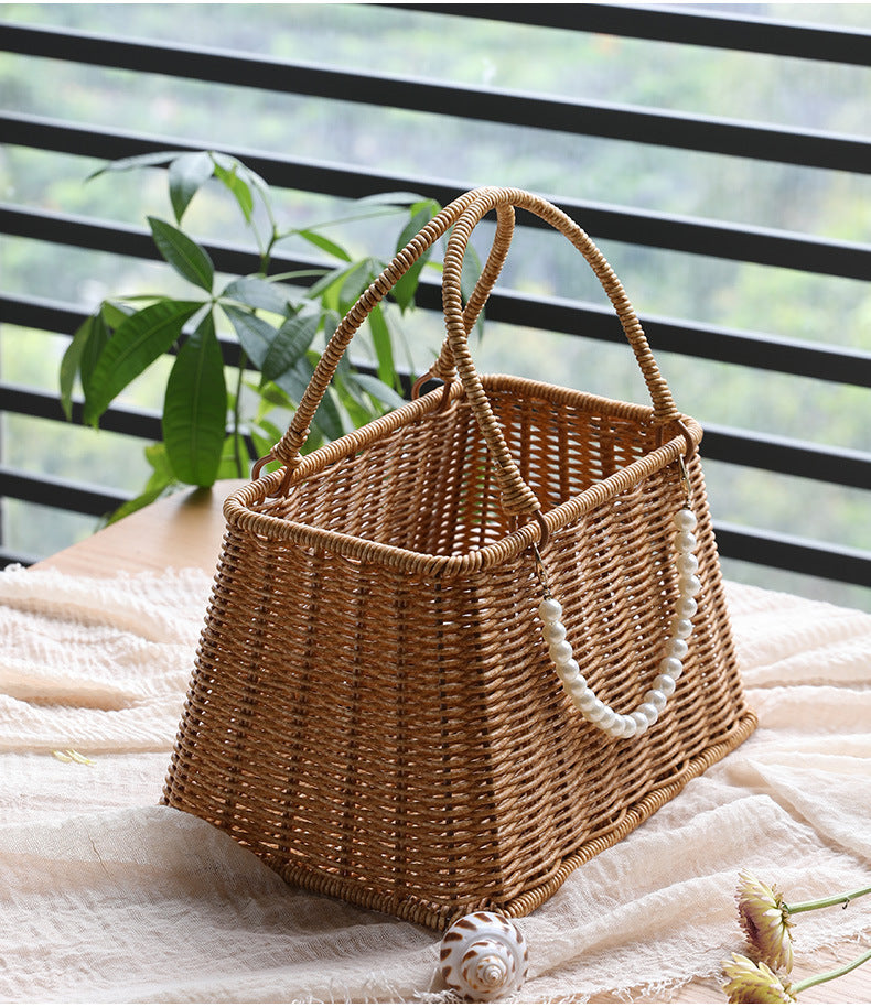 Woven Storage Basket Bowlift