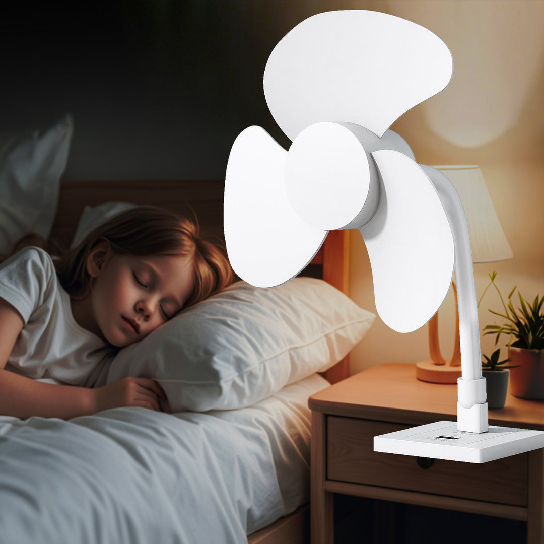 Unisex Wall-Mounted Adjustable Air Circulator Fan Bowlift