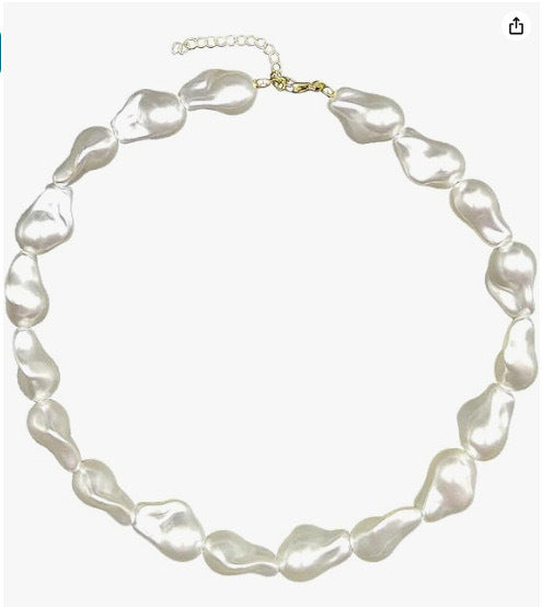 Pearl Necklace with Irregular Design Bowlift