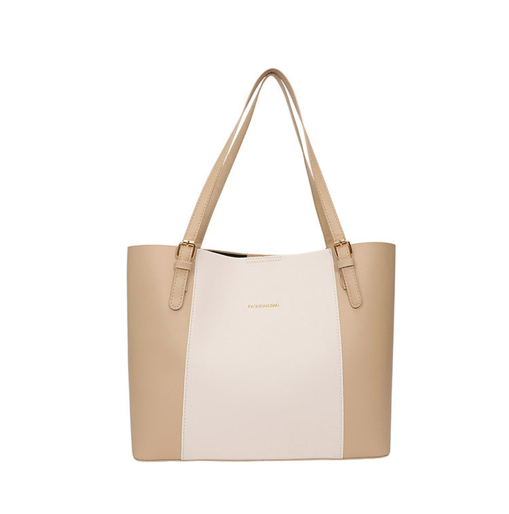 Sleek Minimalist Leather Tote Bag Bowlift