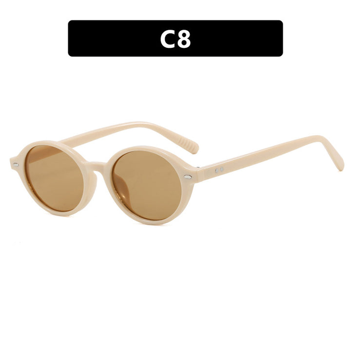 Women's round sunglasses with modern design and polarized lenses Bowlift