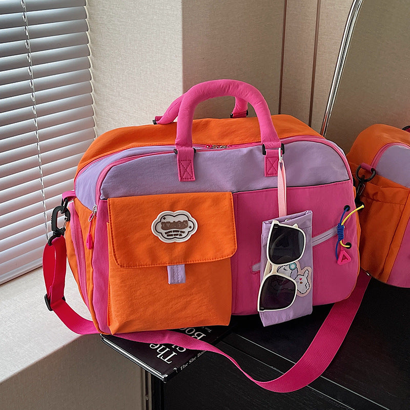 Multi-Compartment Travel Duffle Bag