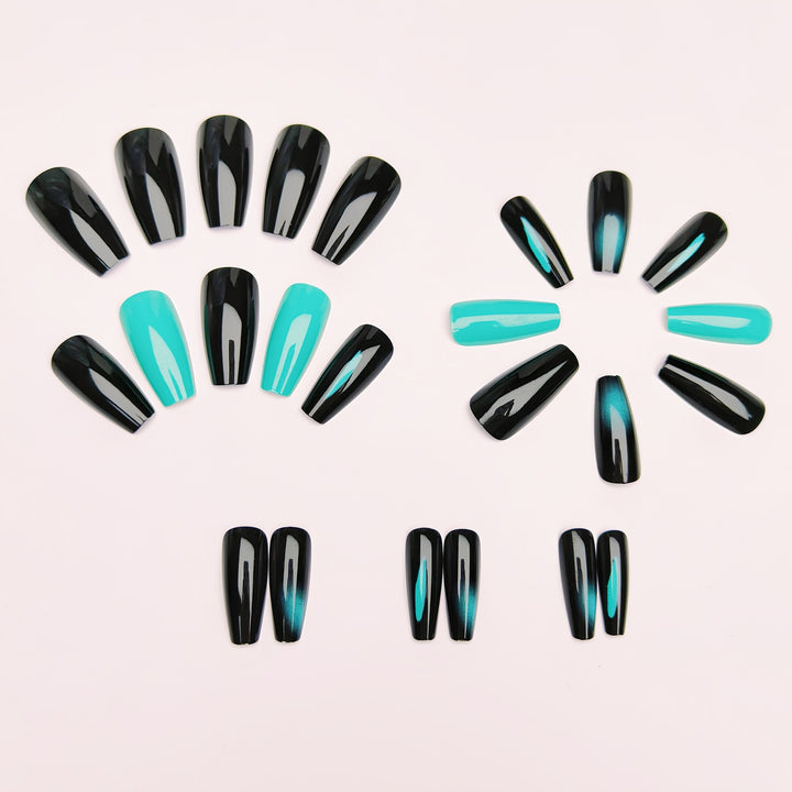 Acrylic Nails in Trendy Ombré Design Bowlift