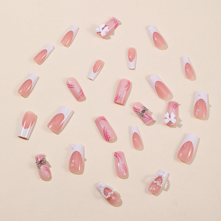 Elegant Decorative 3D Nail Extensions Bowlift