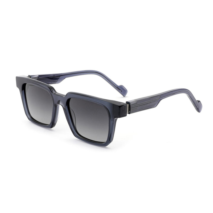 Women's sunglasses in modern, angular design with brown lenses Bowlift