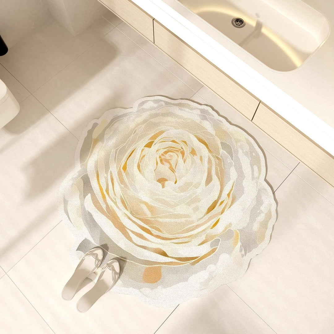 Floral-Inspired Bath Mat