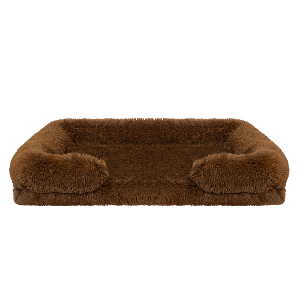 Plush Orthopedic  Couch  Dog Bed