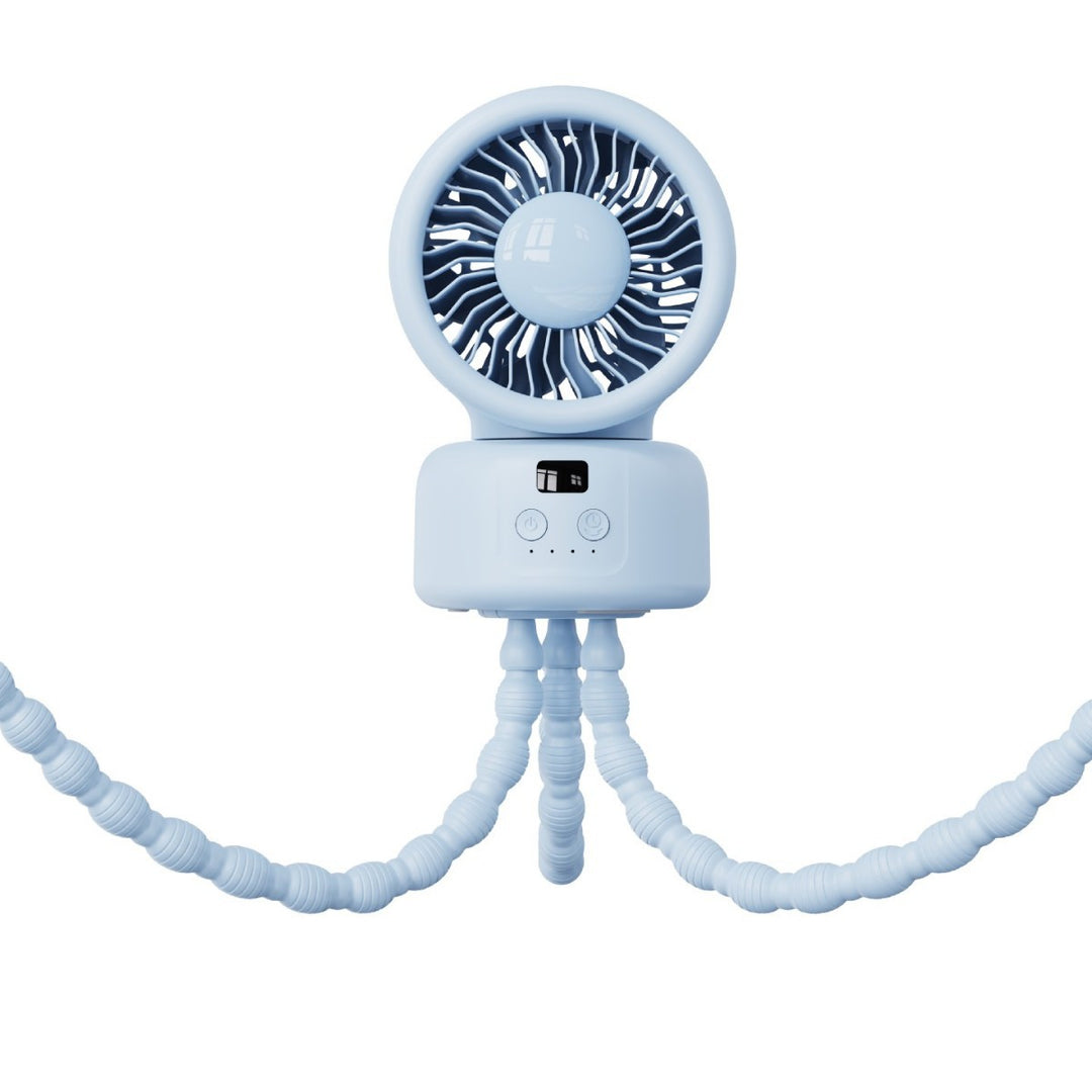Ladies Portable Flexi-Fan with multiple adjustable wind levels Bowlift