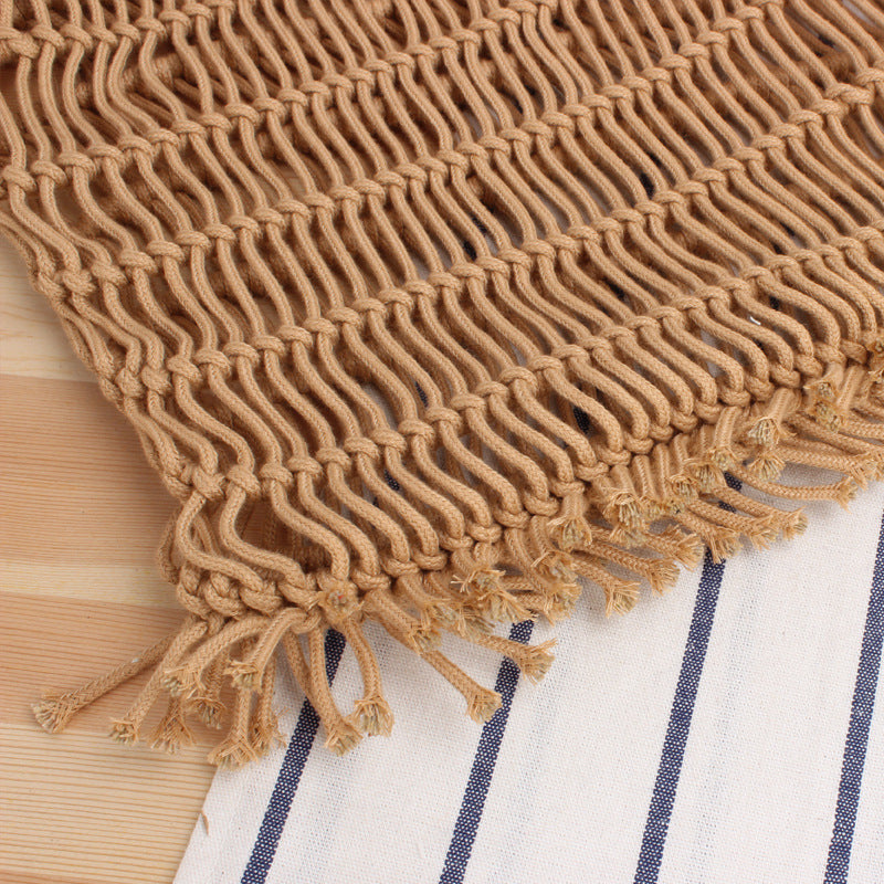 Braided tote bag with inner pouch Bowlift