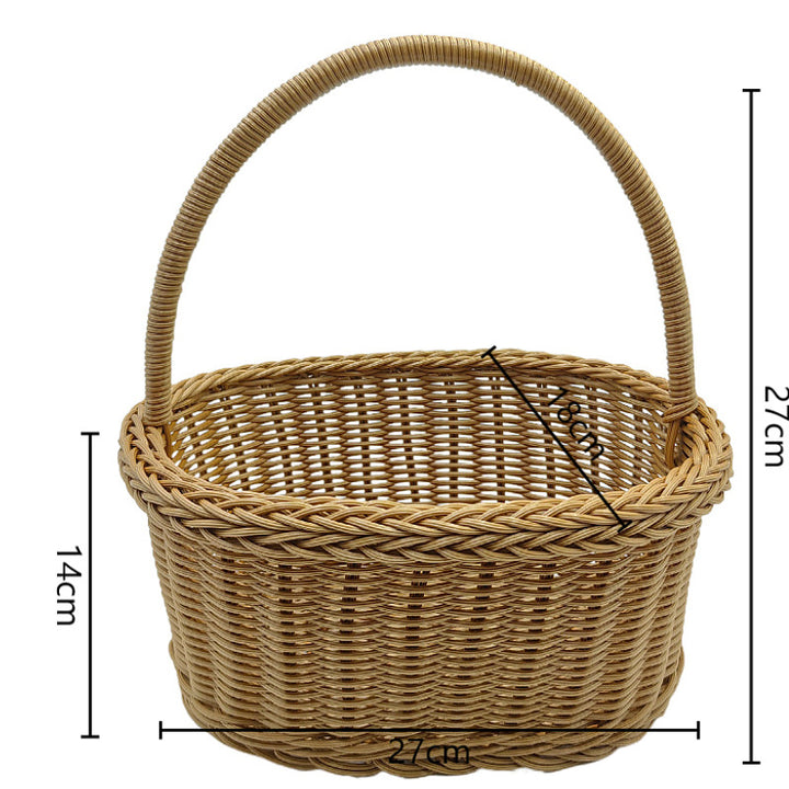 Handmade Decorative Woven Basket Bowlift