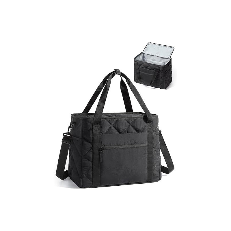 Insulated cooler bag with multiple compartments Bowlift