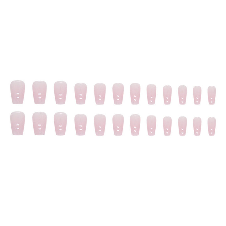 Elegant Square Tip Press-On Nail Extensions Bowlift
