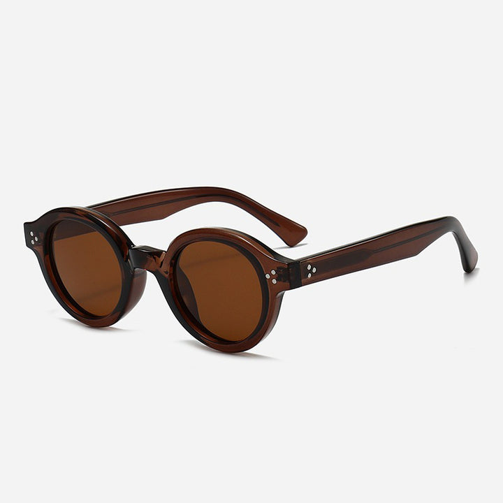 Women's Fashion Round Sunglasses with Stylish Accents Bowlift