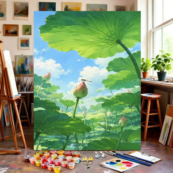 Nature-Themed Canvas Art Print Bowlift