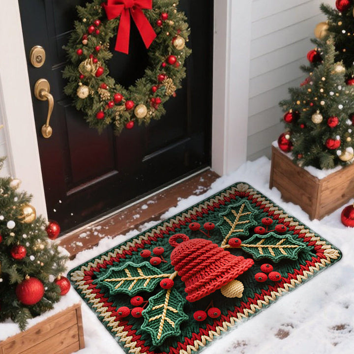 Christmas-Themed Door Mat Bowlift