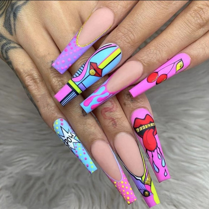 Creative nail art with bold designs Bowlift