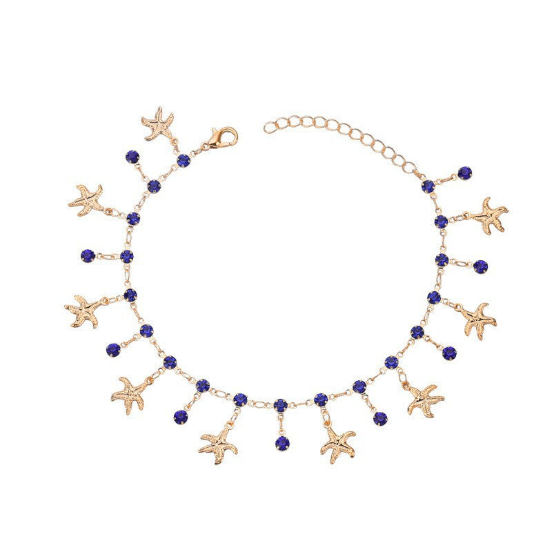 Starfish Charm Anklet Bowlift