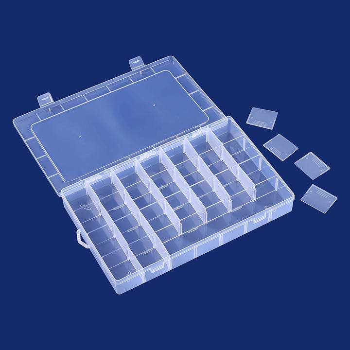 Adjustable Compartment Craft Storage Organizer Bowlift