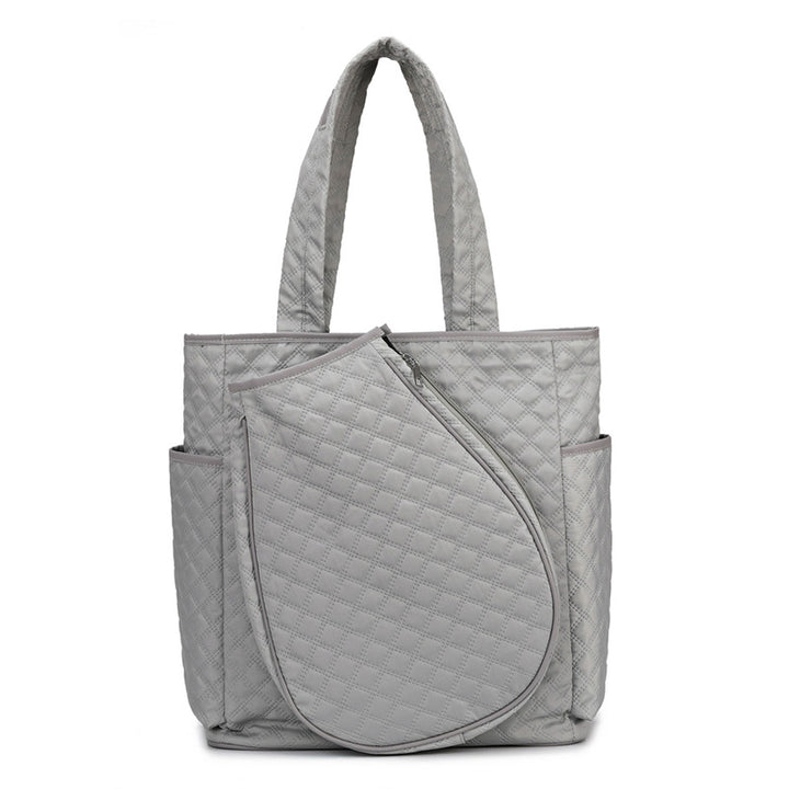 Quilted Multi-Pocket Tote Bag Bowlift