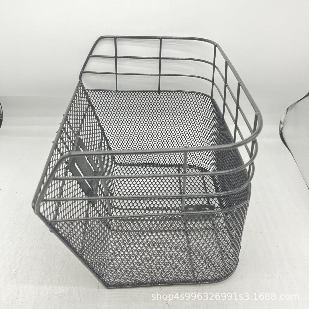 removable mesh front bicycle basket with quick-release mount Bowlift