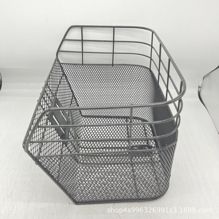 removable mesh front bicycle basket with quick-release mount Bowlift