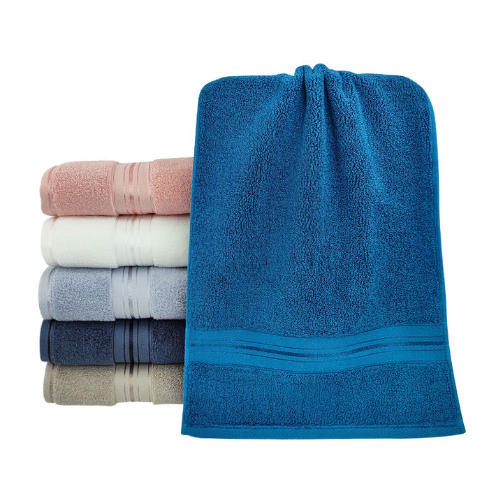 Premium Terry Bath Towel With Elegant Striped Border Bowlift