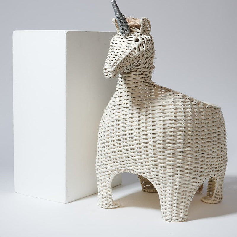 Playful decoration basket in unicorn design Bowlift