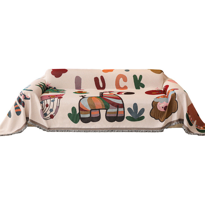Decorative Animal Print Throw Blanket