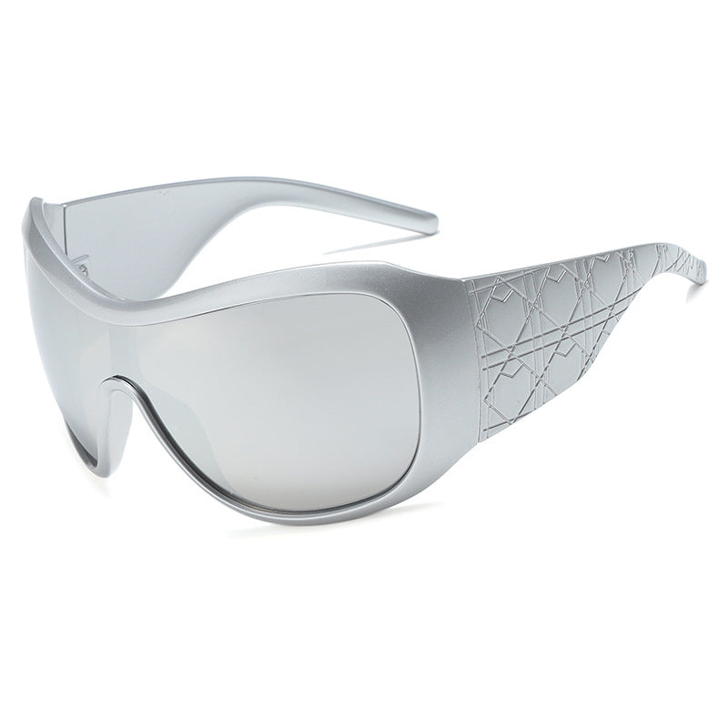 Men's Sporty Wraparound Sunglasses Bowlift