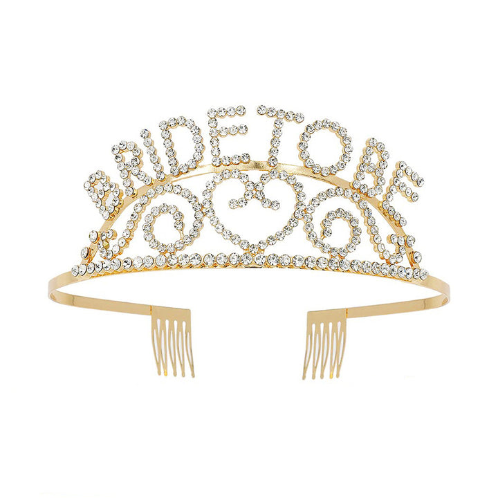 Women's Glittering Tiara with Heart Motifs Bowlift