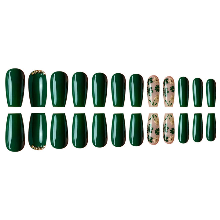 Botanical Nail Art Press-On Set Bowlift