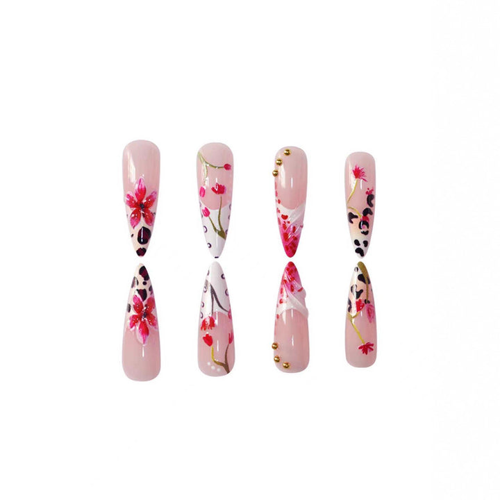 Floral Art Nail Enhancements Bowlift