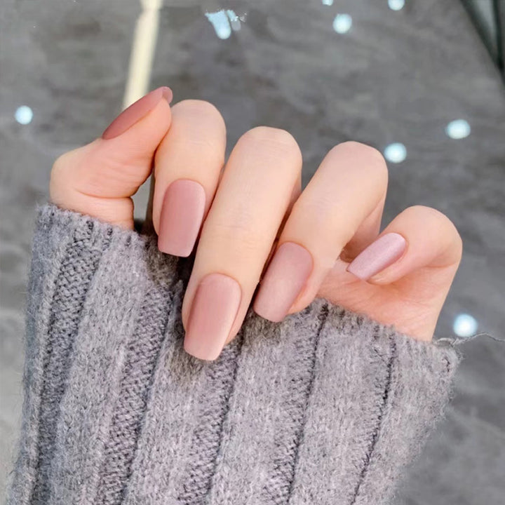 Natural Almond-Shaped Press-On Nails Bowlift