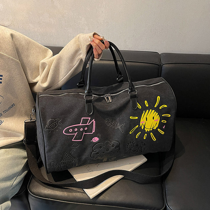 Artistic Doodle Travel Duffle Bag Bowlift