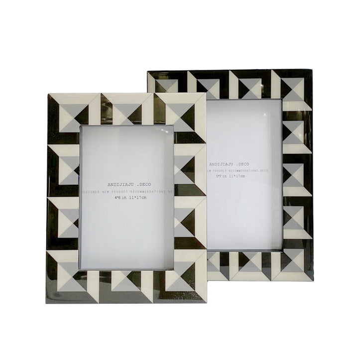 Decorative Geometric Photo Frame Set