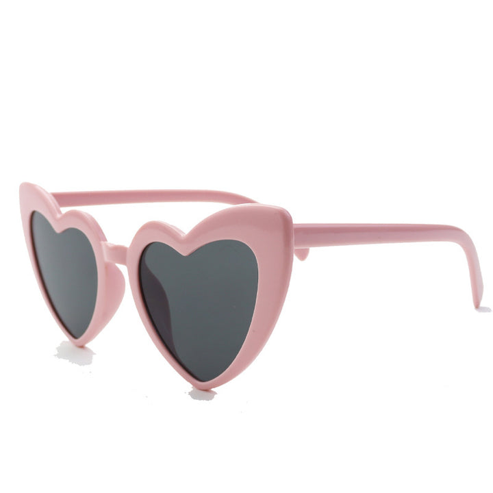 Heart-Shaped Retro Sunglasses Bowlift