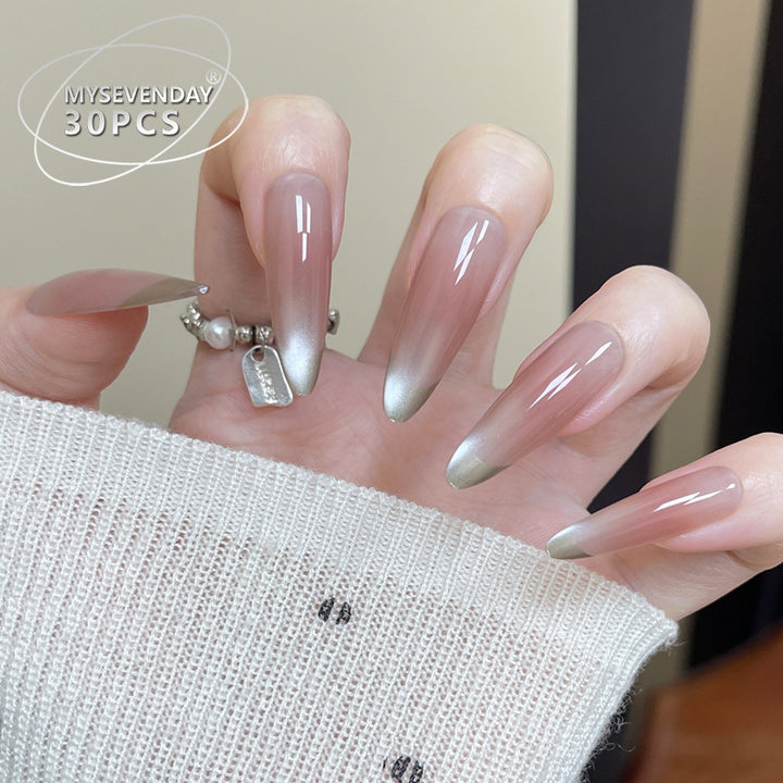 Ombre Stiletto Press-On Nails with Glossy Finish Bowlift