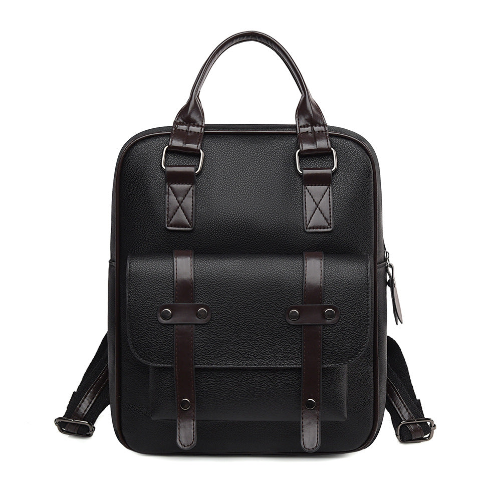 Structured Leather Backpack Bowlift